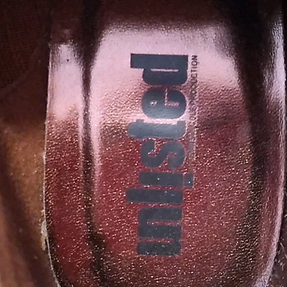 Unlisted Brown Buckled Heeled Ankle Booties. Size 7 - Picture 9 of 10